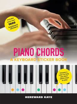 Paperback Piano Chords: A Keyboard Sticker Book: The Sticker Book