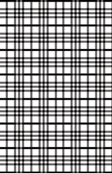 Lined Notebook A5 Size 110 Pages: Funny Ruled Journal. Cute Classic Plaid Patterns Pink Black White Squares 059 Unique Student Teacher Blank ... Planner Great For Home School Office Writing