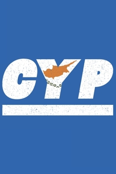 Paperback Cyp: Zypern Tagesplaner mit 120 Seiten in wei?. Organizer auch als Terminkalender, Kalender oder Planer mit der Zypern Flag [German] Book