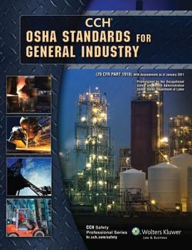 Paperback OSHA Standards for General Industry as of 01/2011 Book