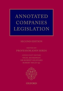 Paperback Annotated Companies Legislation Book