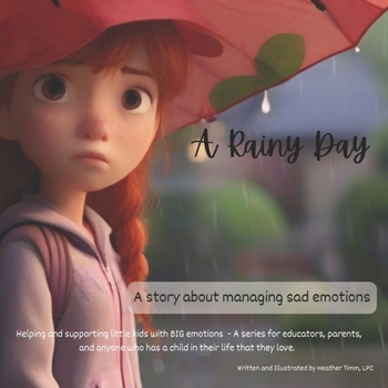 Paperback A Rainy Day - A story about managing sad emotions: Helping and supporting little kids with BIG emotions - a series for educators, parents, and anyone Book