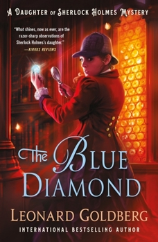 Paperback The Blue Diamond: A Daughter of Sherlock Holmes Mystery Book