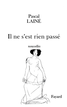 Paperback Il ne s'est rien passé [French] Book