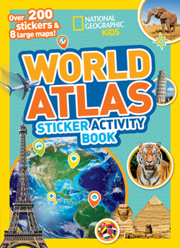 Paperback National Geographic Kids World Atlas Sticker Activity Book