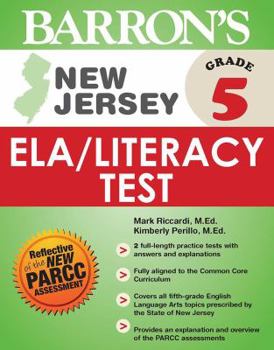 Paperback New Jersey Grade 5 Ela/Literacy Test Book