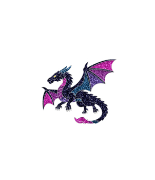 Rebecca Yarros's Fourth Wing: Irid Andarna Glitter Enamel Pin