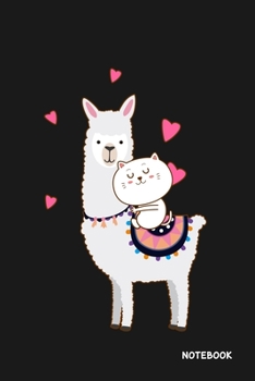 Notebook: Blank Lined Notebook to Write In for Notes, To Do Lists, Notepad, Journal, Cute Gifts for Llama Cat Lover