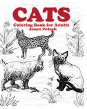 Paperback Cats Coloring Book for Adults Book