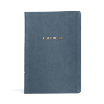 Imitation Leather KJV Large Print Thinline Bible, Value Edition, Slate Leathertouch: Holy Bible Book