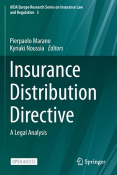Paperback Insurance Distribution Directive: A Legal Analysis Book