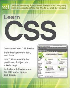 Paperback Learn CSS with w3schools Book