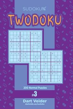 Paperback Sudoku Twodoku - 200 Normal Puzzles (Volume 3) Book