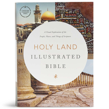 CSB Holy Land Illustrated Bible, Ginger LeatherTouch, Indexed: A Visual Exploration of the People, Places, and Things of Scripture