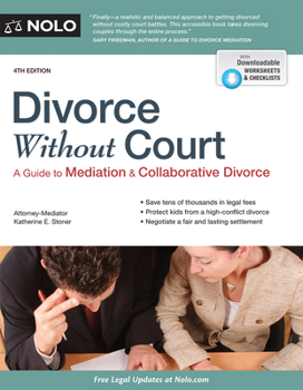 Paperback Divorce Without Court: A Guide to Mediation and Collaborative Divorce Book