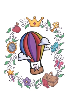 Paperback Hot Air Balloon Fairy Tale Cat Notebook: Graph Paper Journal 6x9 - 120 Pages Book