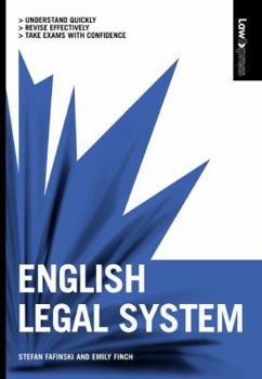 Paperback English Legal System (Law Express) Book