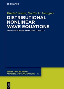 Distributional Nonlinear Wave Equations: Well-Posedness and Stabilizability (de Gruyter Nonlinear Analysis and Applications)