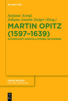 Paperback Martin Opitz (1597-1639) [German] Book