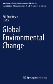Hardcover Global Environmental Change Book