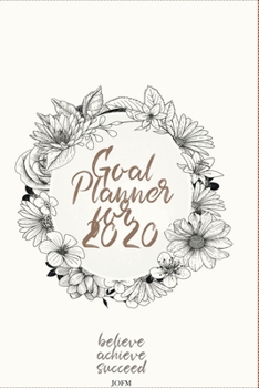 Goal Planner 2020 For And. Daily and monthly  Planner. With To Do’s, Notes, Habit Tracker & Gratitude. January 2020 - December 2020-: Pink Goal Planner for 2020. daily and monthly  planner. 365 pages.