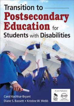 Paperback Transition to Postsecondary Education for Students With Disabilities Book