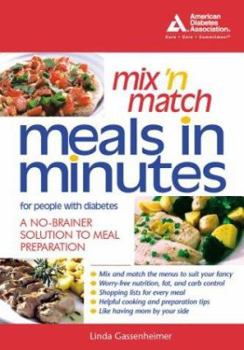 Paperback Mix 'n Match Meals in Minutes for People with Diabetes Book