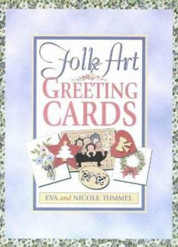 Paperback Folk Art Greeting Cards Book