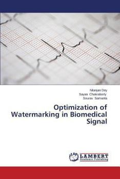 Paperback Optimization of Watermarking in Biomedical Signal Book