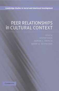 Hardcover Peer Relationships in Cultural Context Book