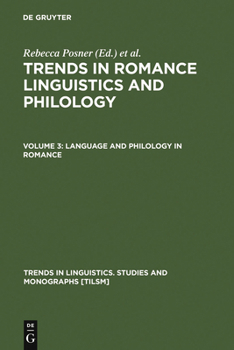Hardcover Language and Philology in Romance Book
