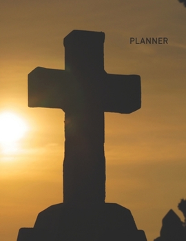 Paperback Planner: God Jesus Christ 2 Year Weekly Planning Organizer - 2020 - 2021 - Religion Cover - January 20 - December 21 - Writing Book