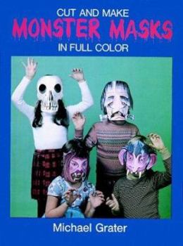 Paperback Cut and Make Monster Masks in Full Color Book
