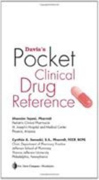 Paperback Davis's Pocket Clinical Drug Reference Book