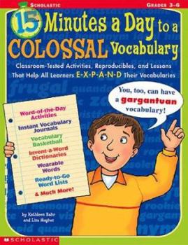 Paperback 15 Minutes a Day to a Colossal Vocabulary Book