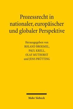 Paperback Prozessrecht in Nationaler, Europaischer Und Globaler Perspektive [German] Book