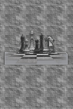 Paperback Chess Pieces: Dot Grid: 6 x 9 Journal Book