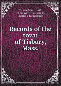 Paperback Records of the Town of Tisbury, Mass Book