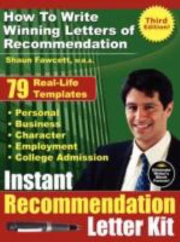 Paperback Instant Recommendation Letter Kit: How to Write Winning Letters of Recommendation Book