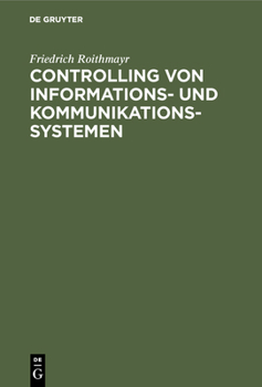 Hardcover Controlling Von Informations- Und Kommunikationssystemen [German] Book