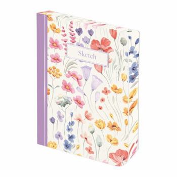 Paperback Floral Sketch Book