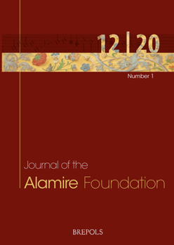 Paperback Journal of the Alamire Foundation, 2020 Book