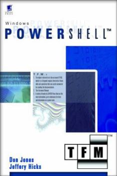 Paperback Windows Powershell: Tfm Book