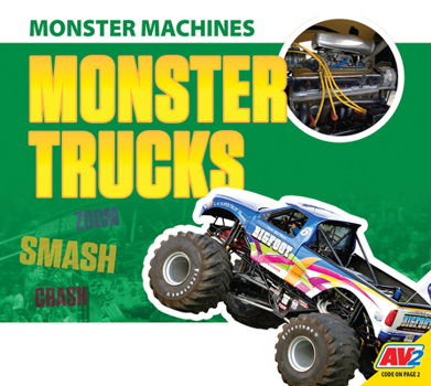 Library Binding Monster Trucks Book