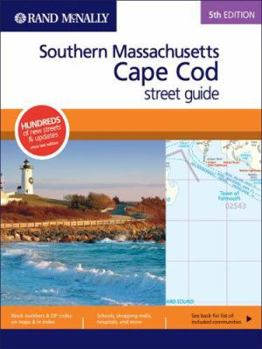 Spiral-bound Rand McNally Southern Massachusetts/Cape Cod Street Guide Book