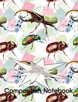 Paperback Composition Notebook: Bugs, bugs, and more bugs! Book