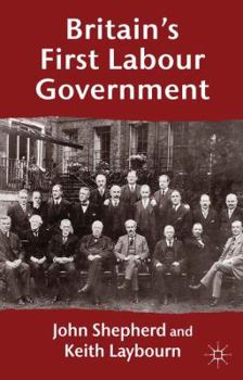 Hardcover Britain's First Labour Government Book