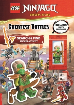 Legoâ(r) Ninjagoâ(r) Greatest Battles Search and Find Activity Book (with Lloyd Minifigure and Golden Saber)