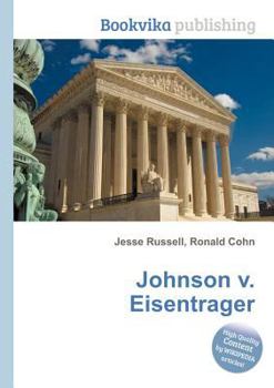 Paperback Johnson V. Eisentrager Book