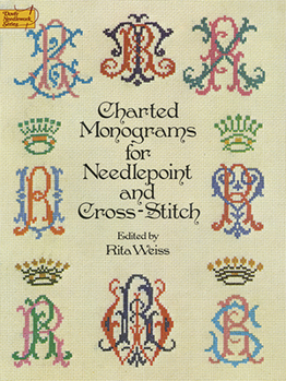Paperback Charted Monograms for Needlepoint and Cross-Stitch Book